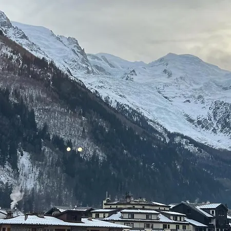 公寓 Dent Du Caiman, Hyper Centre, Parking, Vue Mont Blanc 霞慕尼